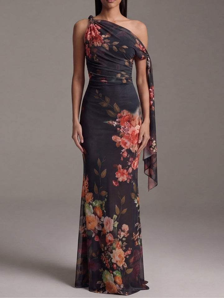 Tamsin™ | Elegant One-Shoulder Maxi Dress