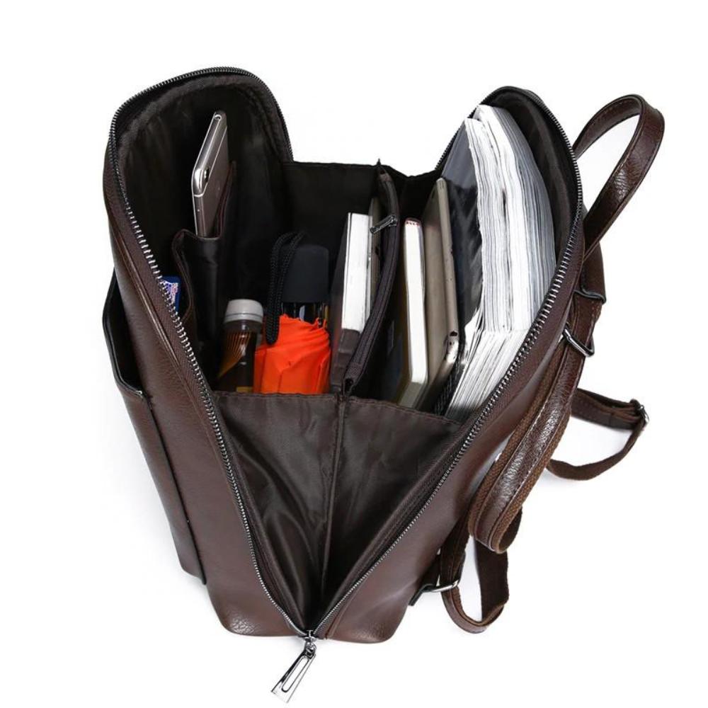 Jack Faelan | Classic Double-Zip Backpack