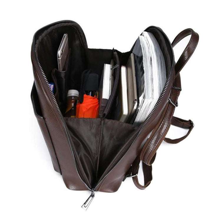 Jack Faelan | Classic Double-Zip Backpack