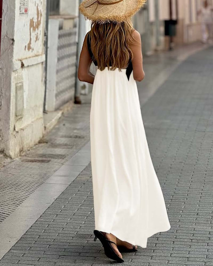 Elara | Cross Neck Dress