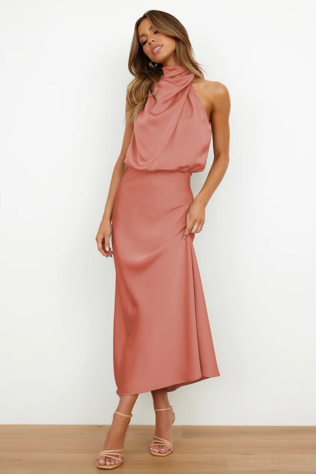 Alma | Halter Neck Dress