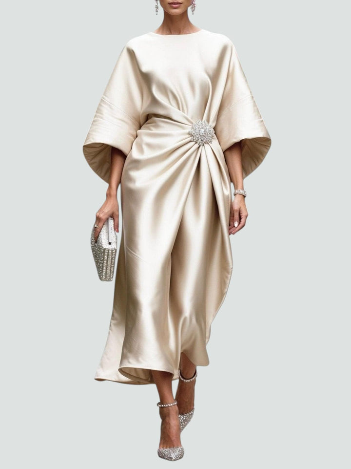 Diara | Elegant Satin Maxi Dress