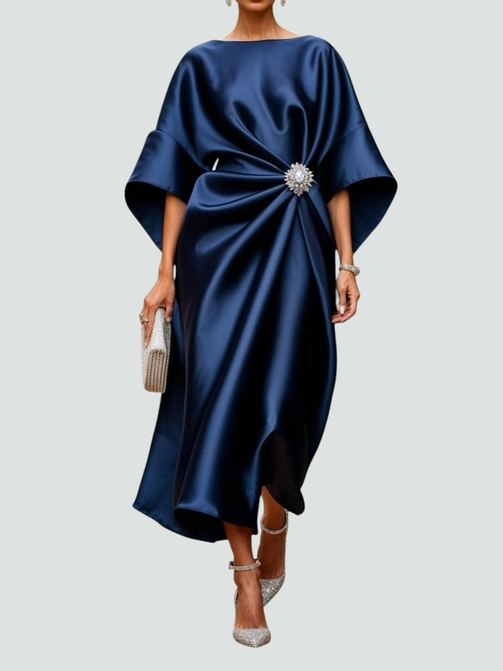Diara | Elegant Satin Maxi Dress