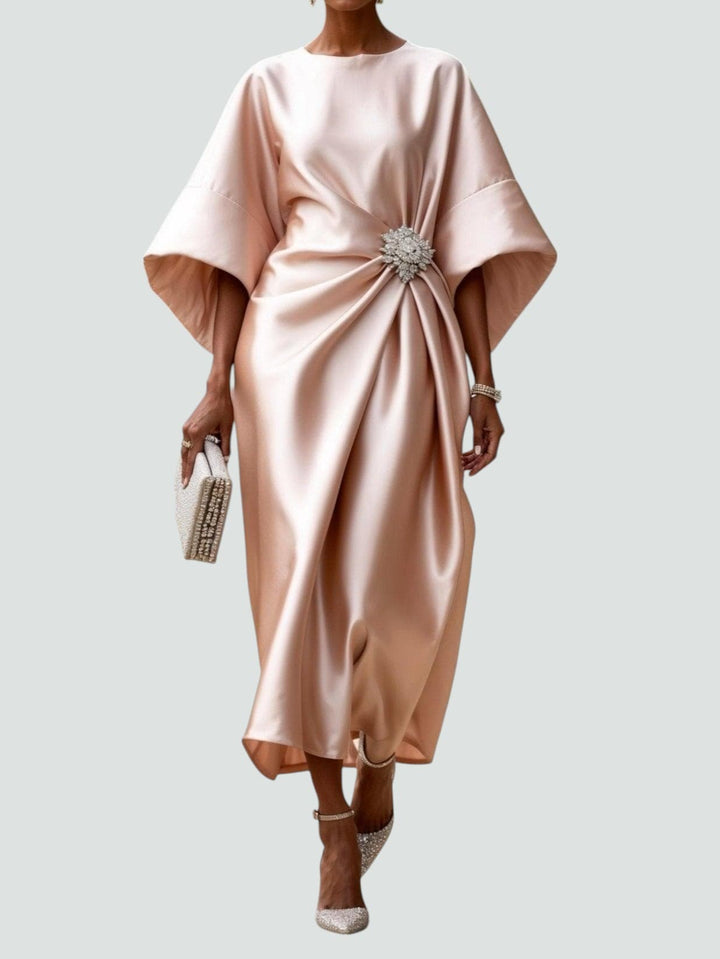 Diara | Elegant Satin Maxi Dress