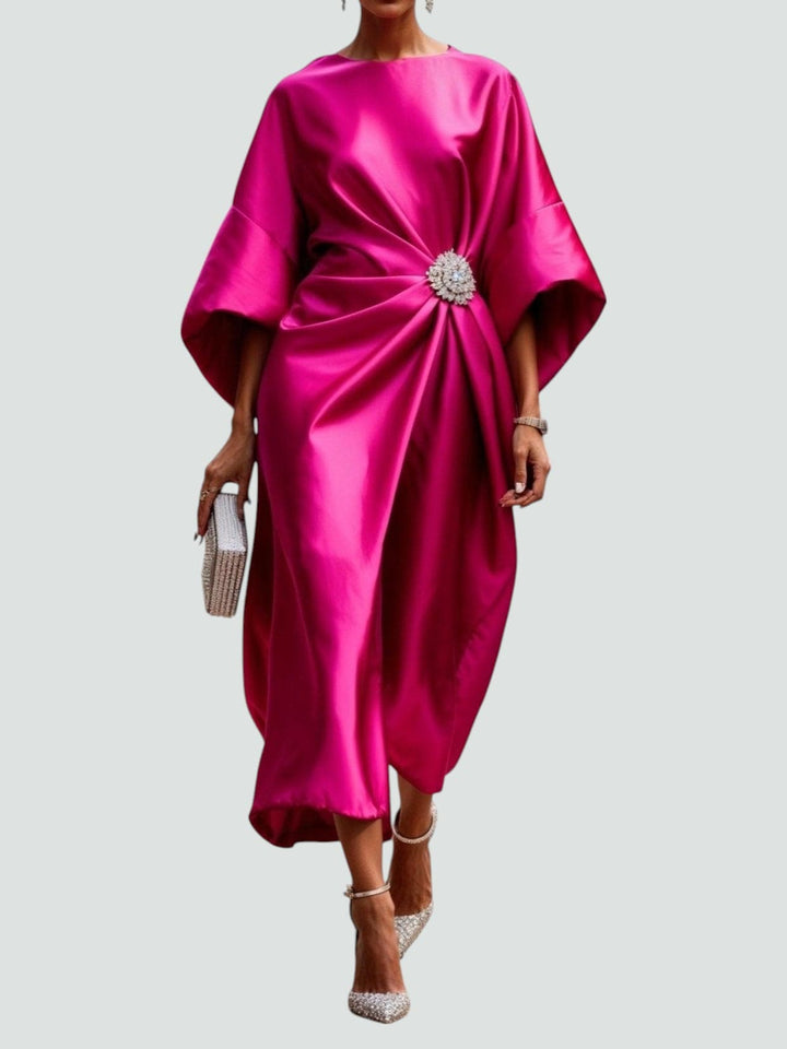 Diara | Elegant Satin Maxi Dress