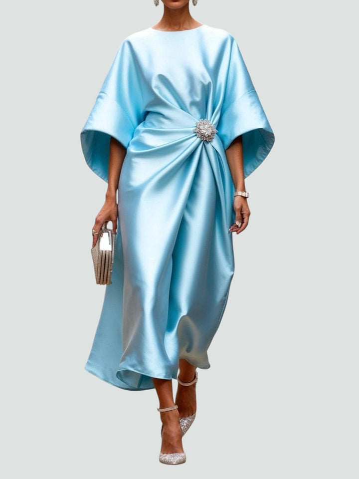 Diara | Elegant Satin Maxi Dress