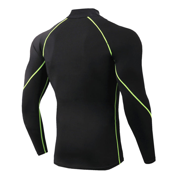 Mattheus™ | Muscle Fit High Collar Elastic Fitness Sweatshirt