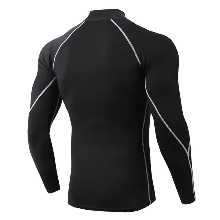 Mattheus™ | Muscle Fit High Collar Elastic Fitness Sweatshirt