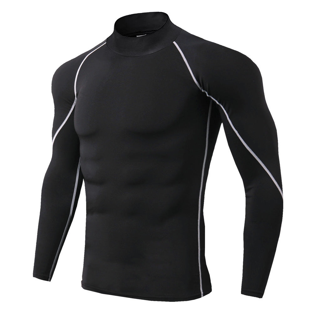 Mattheus™ | Muscle Fit High Collar Elastic Fitness Sweatshirt