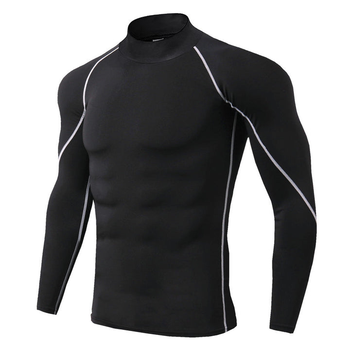 Mattheus™ | Muscle Fit High Collar Elastic Fitness Sweatshirt