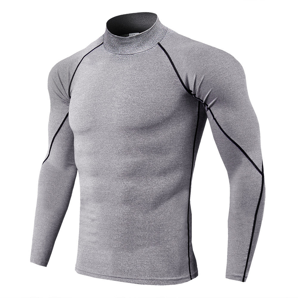 Mattheus™ | Muscle Fit High Collar Elastic Fitness Sweatshirt