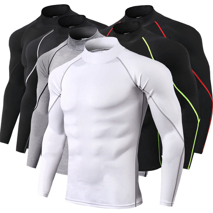Mattheus™ | Muscle Fit High Collar Elastic Fitness Sweatshirt