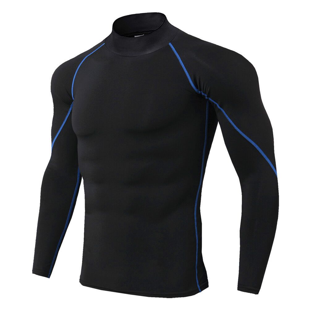 Mattheus™ | Muscle Fit High Collar Elastic Fitness Sweatshirt