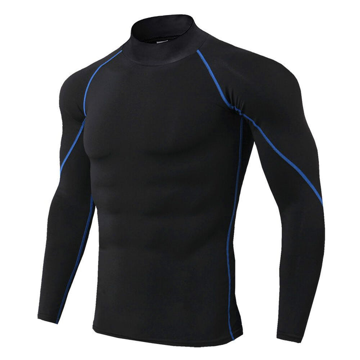 Mattheus™ | Muscle Fit High Collar Elastic Fitness Sweatshirt