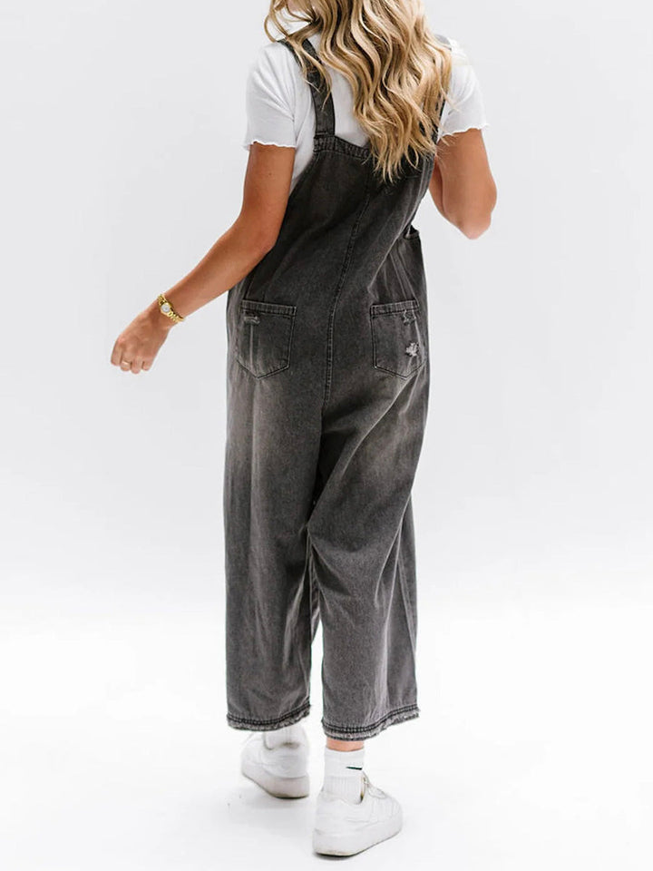 Noemie™ | Loose Fit Casual Denim Overalls