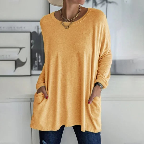 Marie | Relaxed Long Sleeve Top