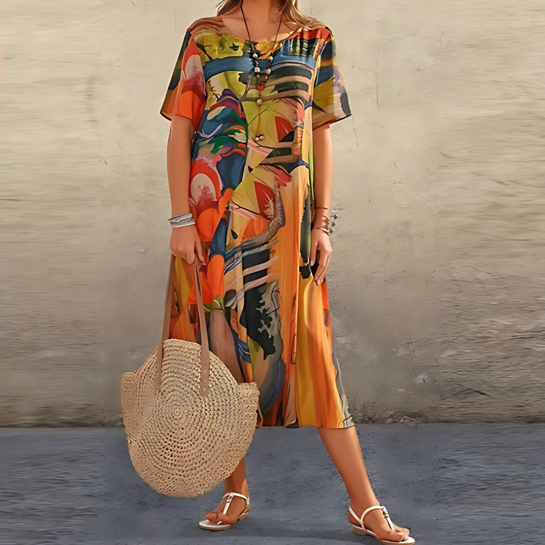 Tressa |  Comfortable Floral Dress