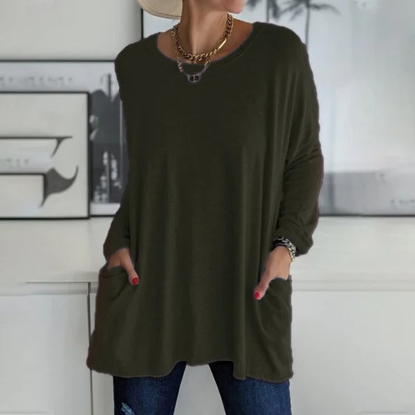 Marie | Relaxed Long Sleeve Top