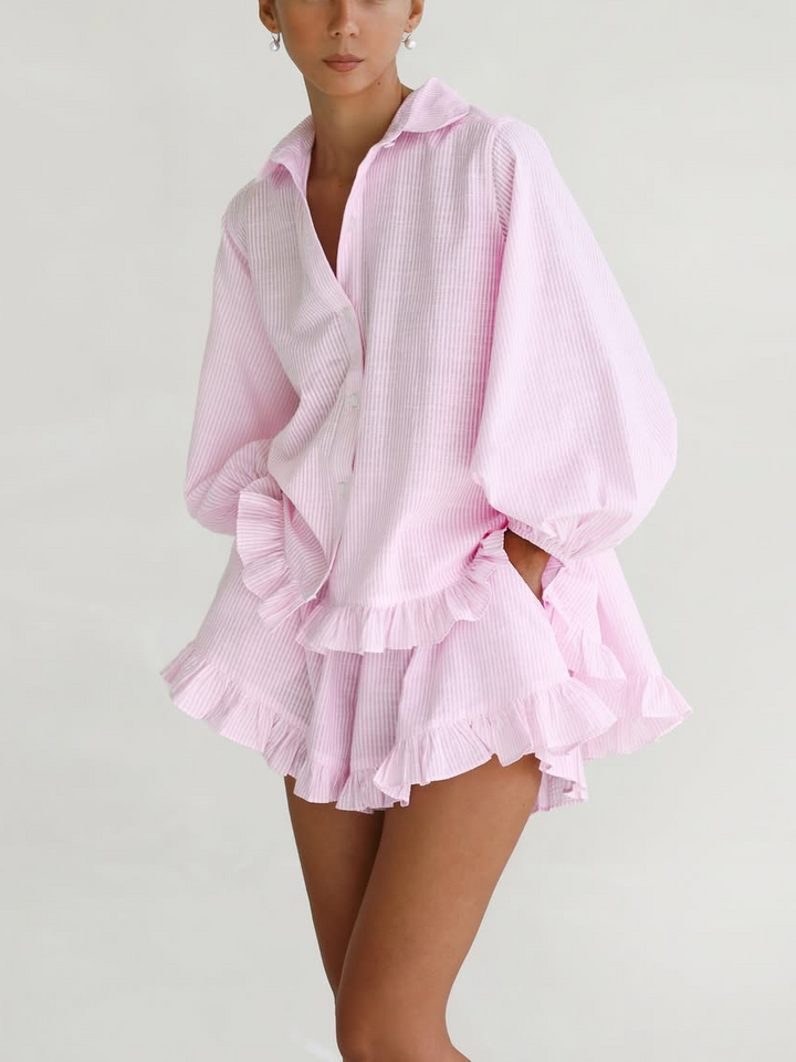 Tiana | Ruffled Two - Piece Set