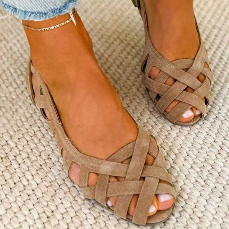 Colorful Comfortable Caterina Braided Sandals