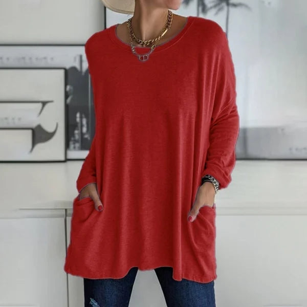 Marie | Relaxed Long Sleeve Top