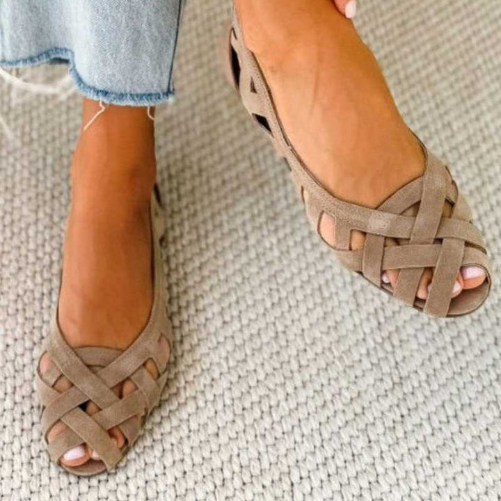 Colorful Comfortable Caterina Braided Sandals