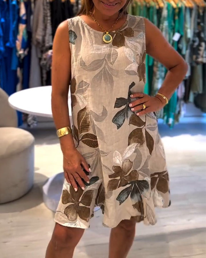 Cressida | Sleeveless Floral Dress