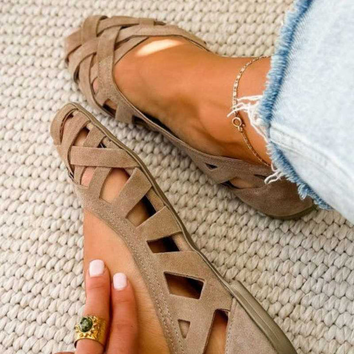 Colorful Comfortable Caterina Braided Sandals