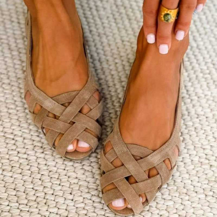 Colorful Comfortable Caterina Braided Sandals