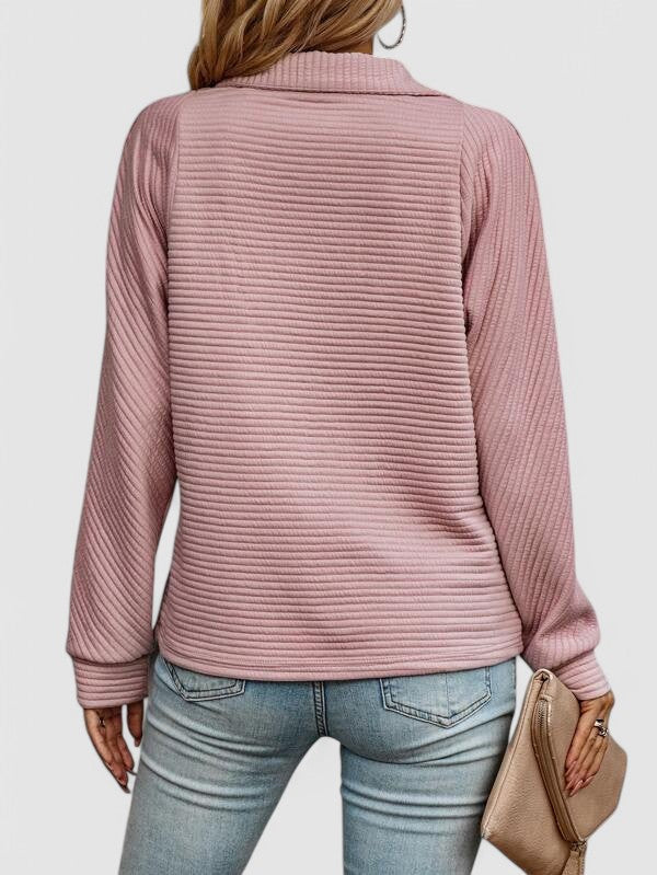 Tui | Textured Quarter-Zip Pullover