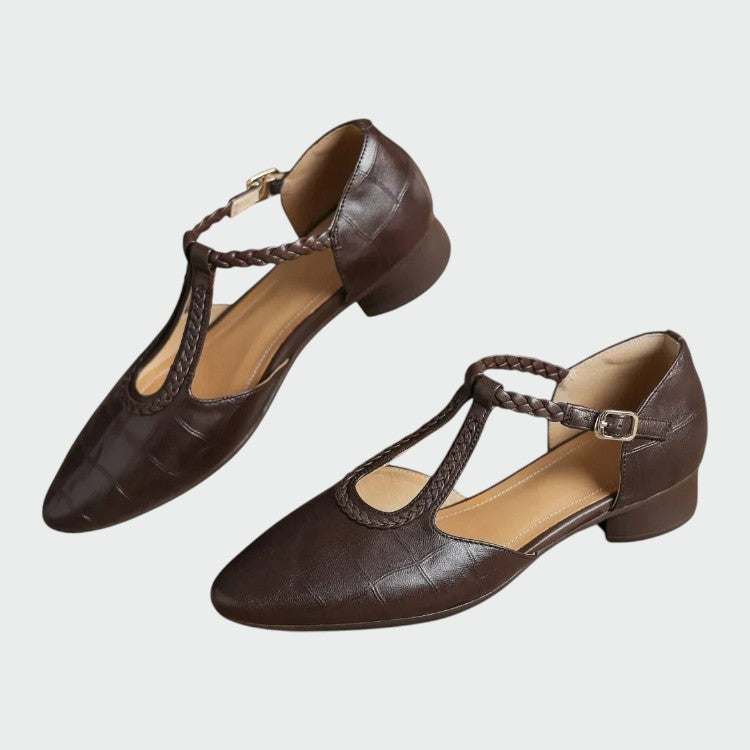 Olivia™ | Pointed T-Bar Mary Jane Shoes