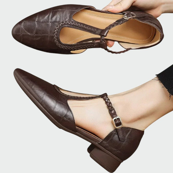 Olivia™ | Pointed T-Bar Mary Jane Shoes