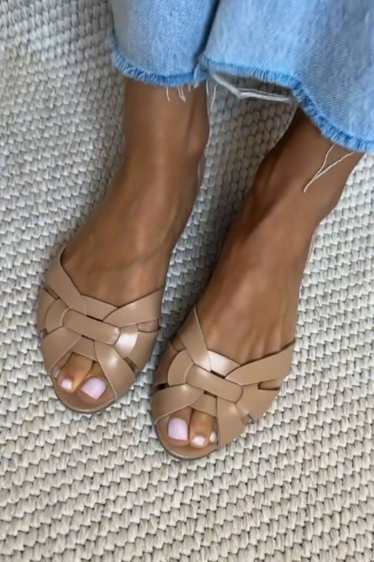 Serafina Braided Natural Comfort Sandals