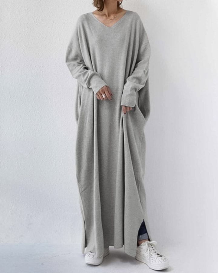 Myrtel | Elegant Casual V-Neck Dress