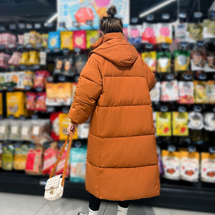 Karsyn™ | Knee Length Cotton Padded Korean Style Quilted Jacket