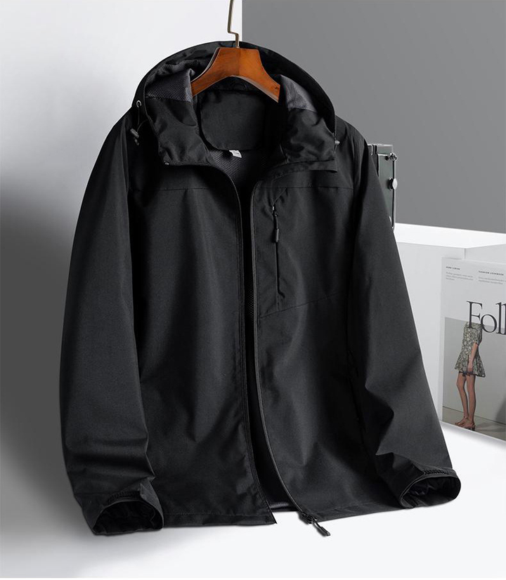 Gavin™ | Solid Color Waterproof Windbreaker Jacket