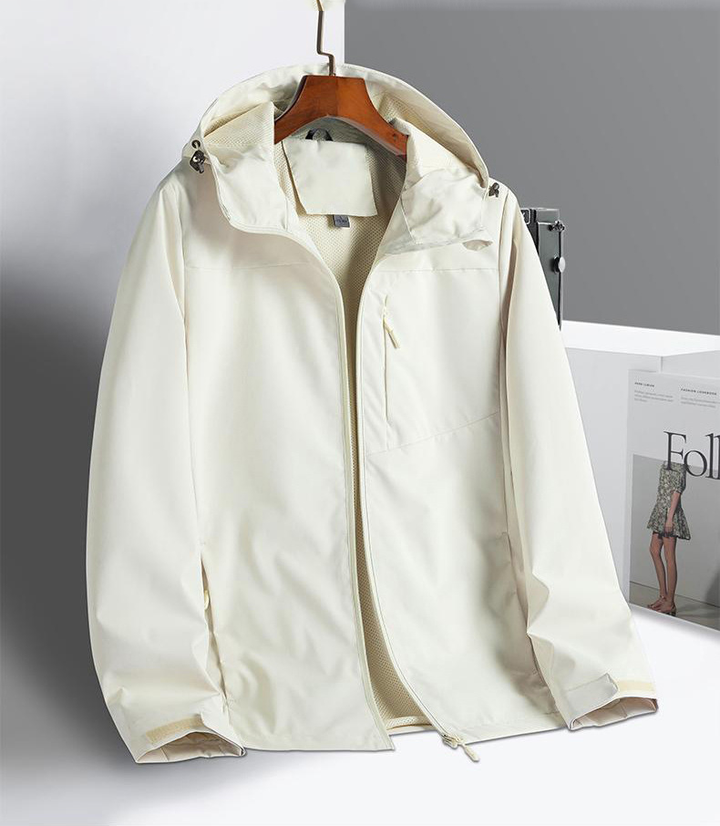 Gavin™ | Solid Color Waterproof Windbreaker Jacket