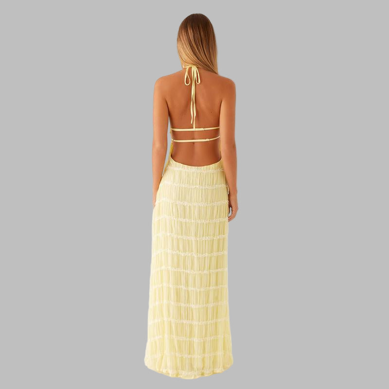 Diadem | Elegant Sleeveless Backless Bodycon Maxi Dress