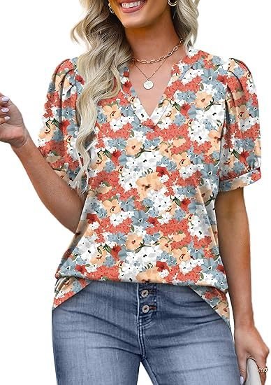 Thea | Vintage Floral Blouse