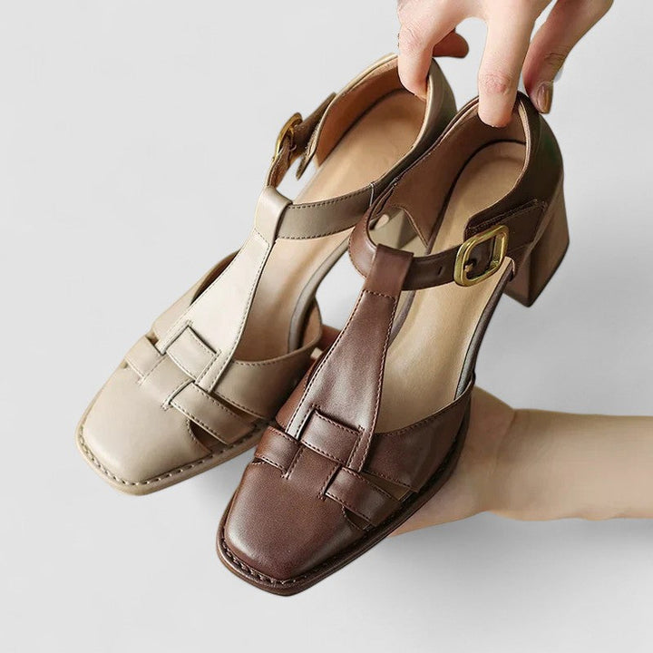 Scarlett™ | Orthopedic T-Strap Heels