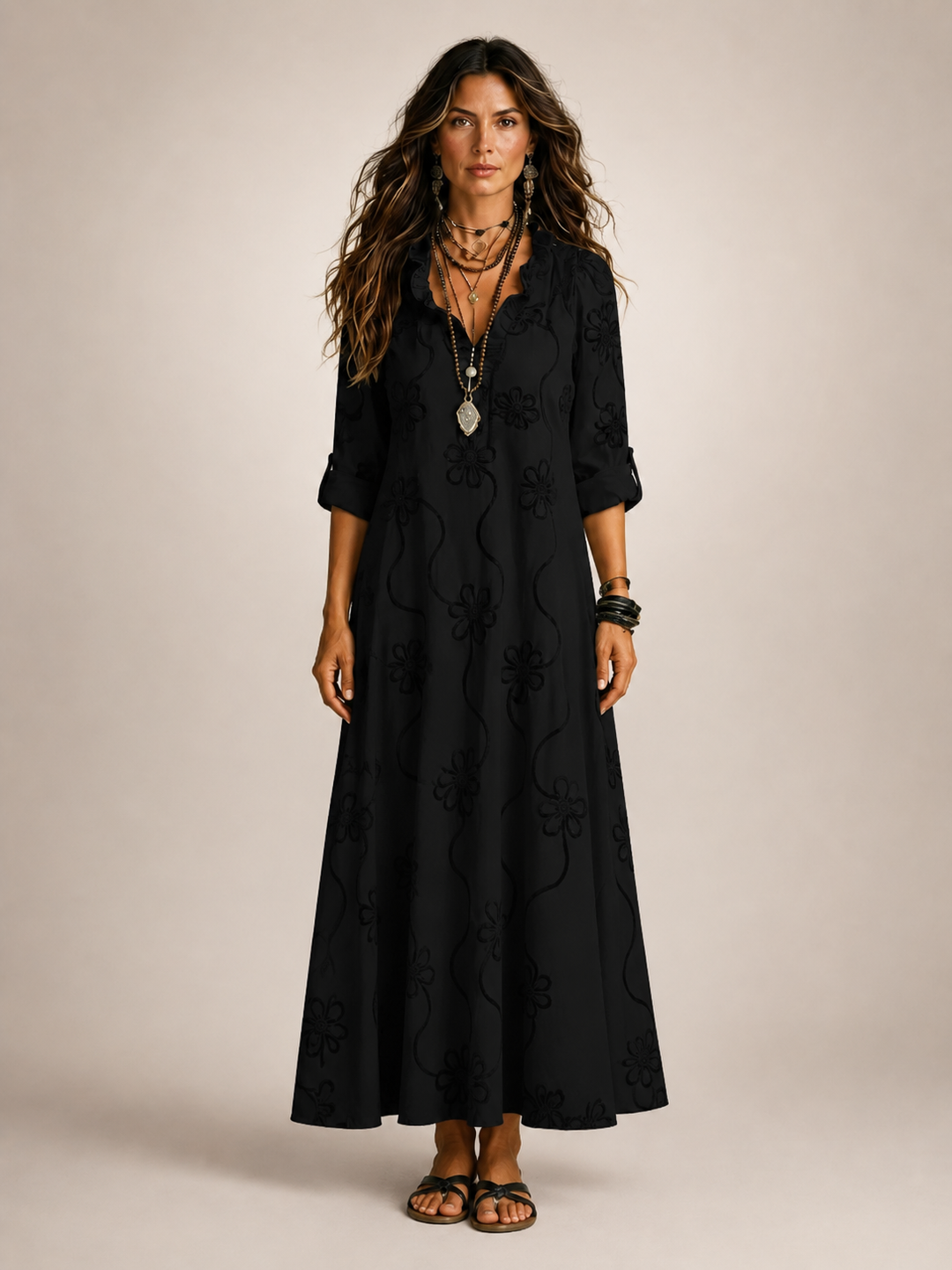 Merle | Tummy-Hiding Floral Summer Dress