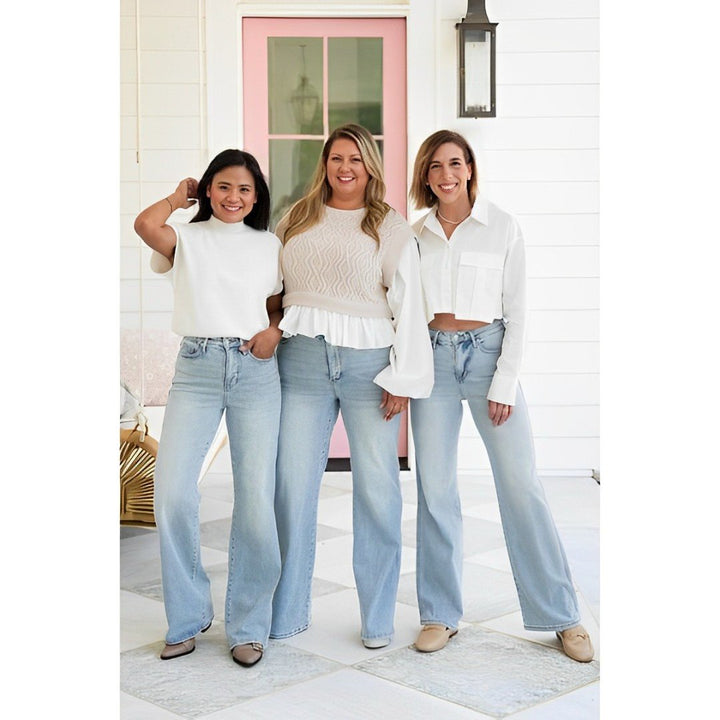 Karleen™ | High Rise Tummy Control Vintage Straight Cut Jeans