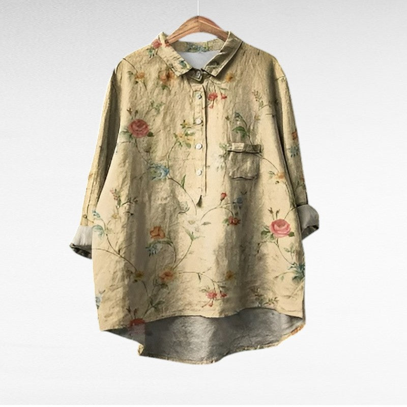 Marjolaine | Vintage Floral Top