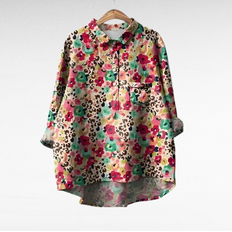 Marjolaine | Vintage Floral Top