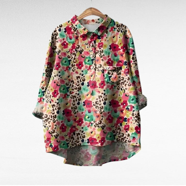 Marjolaine | Vintage Floral Top