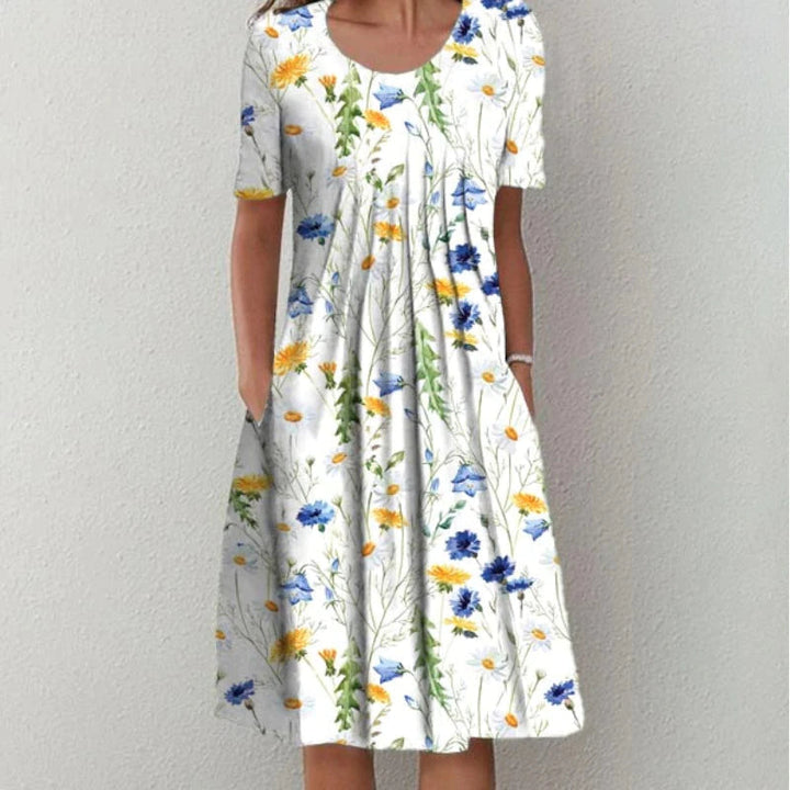Samantha | Elegant Layered Tummy-Coverage Dress
