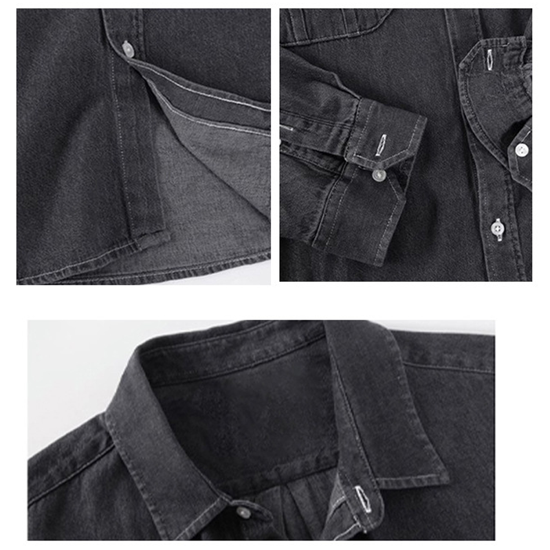 Jeston™ | Men's High Street Semi-Formal Denim Long Sleeves