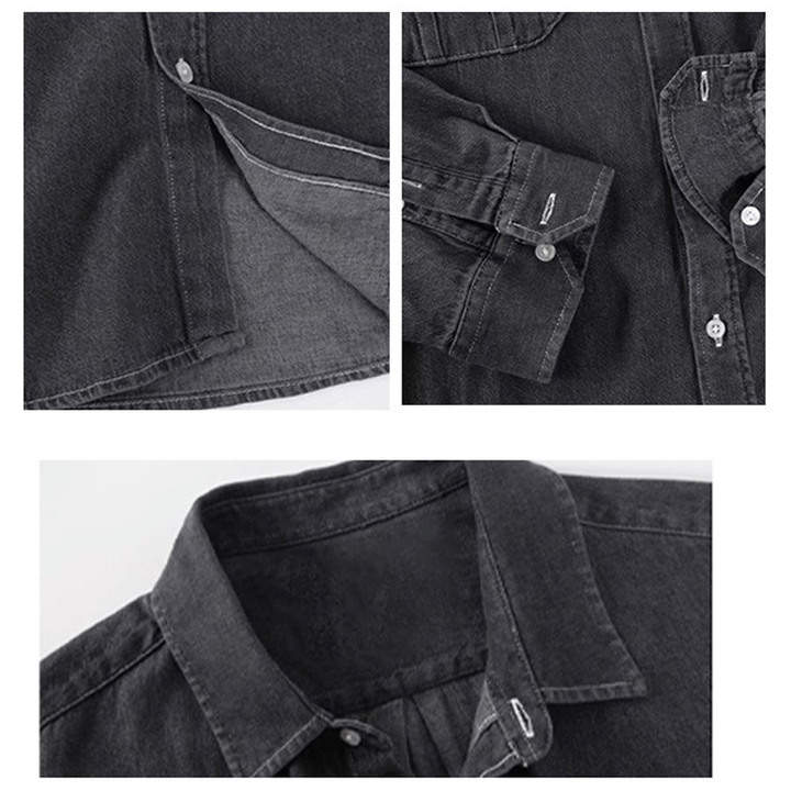 Jeston™ | Men's High Street Semi-Formal Denim Long Sleeves
