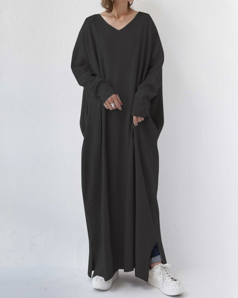Myrtel | Elegant Casual V-Neck Dress