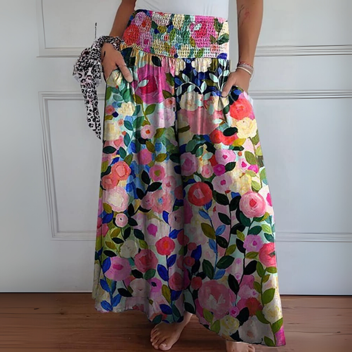 Maurene | Cotton Wide-Leg Pants